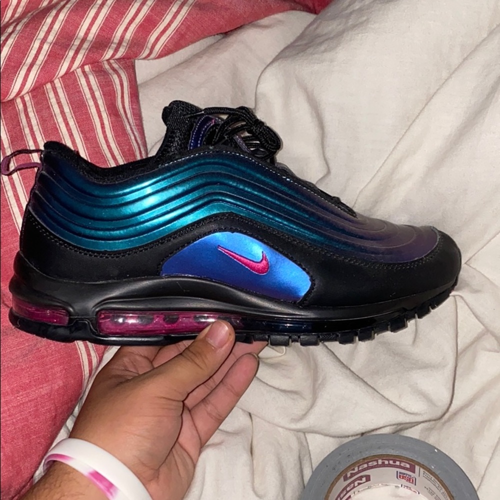 Nike Air Max 97 Black and Blue Sneakers